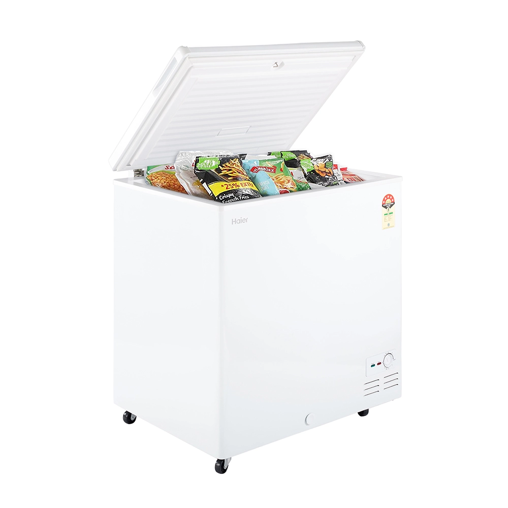 Haier 290 L Single door-White Colour Convertible Hardtop Freezer